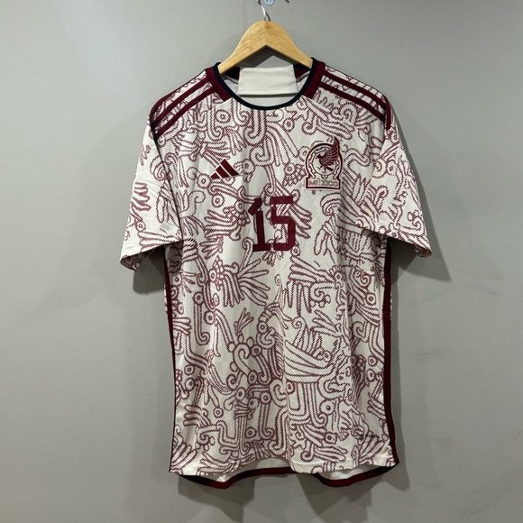 Adidas Mexico National Soccer Team Football Soccer Jersey - Picture 3 of 14